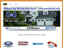 Tablet Screenshot of ggwoodwork.com